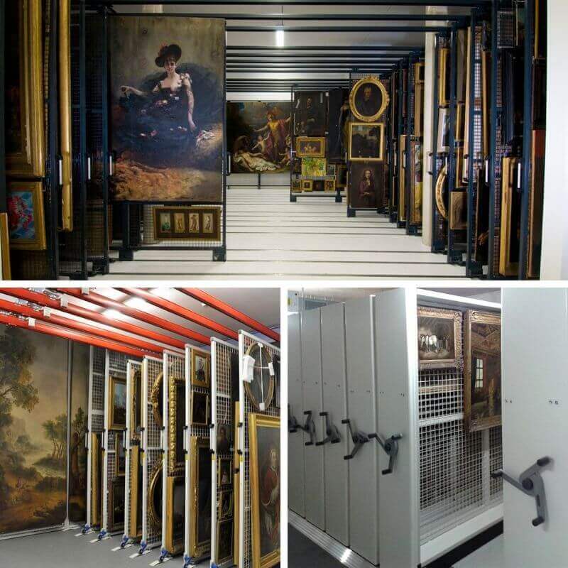 Art museum storage